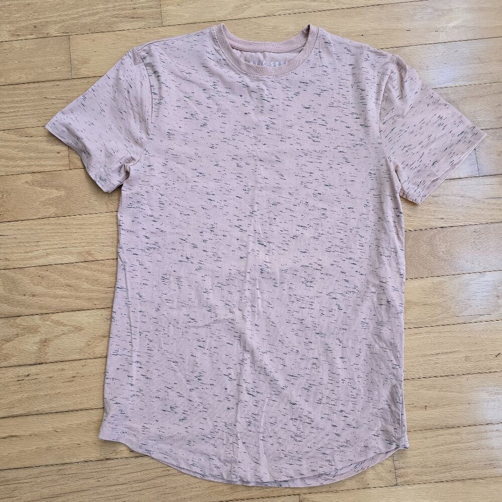 Rustic Souls | pastel pink preppy short sleeve t-shirt  | MENS S